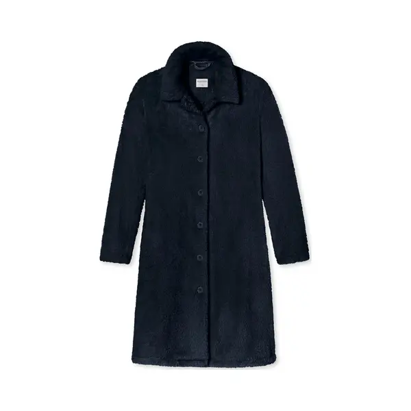 Schiesser Badjas Lang Donkerblauw thumbnail