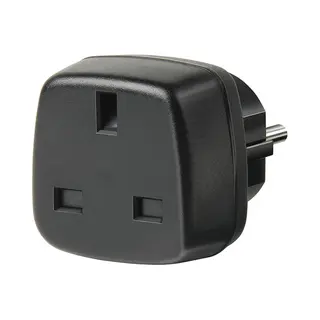 Brennenstuhl Travel Adapter Gb/earthed power adapter/inverter Black