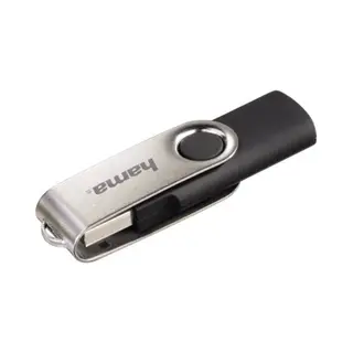 Hama 8GB Rotate Usb flash drive Usb Type-A 2.0 Zwart, Zilver