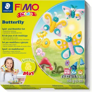 Fimo Kids 8034 - Ovenhardende Boetseerklei - Form&Play Set "Vlinder"