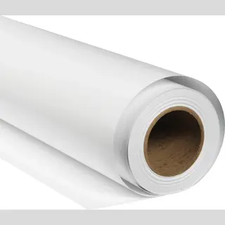 Bresser Achtergrondpapier Op Rol - SBP01 - 1.69 X 11m - Geschikt Voor Fotostudio - Artic White