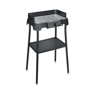 Severin Pg 8594 buitenbarbecue & grill Tafelblad Electrisch Zwart 2000 W