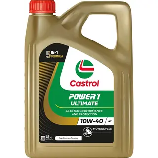 Castrol POWER1 Ultimate 4T 10W-40 Motoröl, 4L