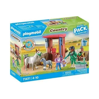 Playmobil Tierarzteinsatz bei den Eseln