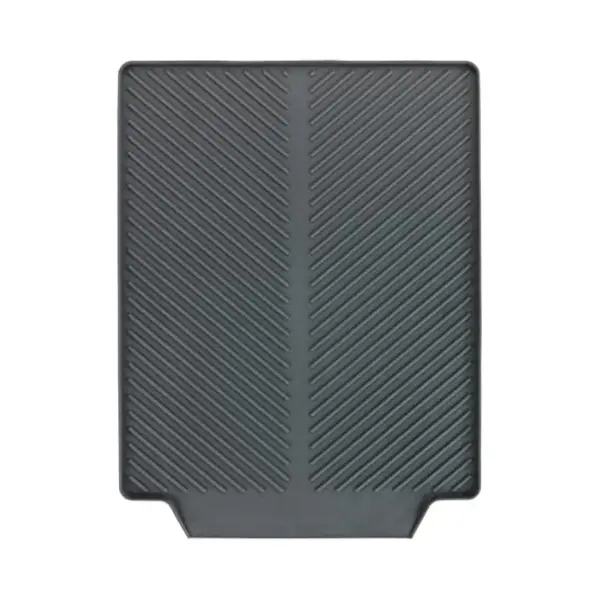 Wenko Linea Dish Drainer Mat With Tilted Surface For Optimal Water Drainage Made Of Durable Plastic 40 X 3 X 30 Cm Grey thumbnail