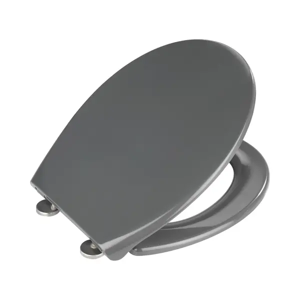 Wenko Premium Wc-Sitz Samos Grau, Aus Antibakteriellem Duroplast Mit Absenkautomatik thumbnail