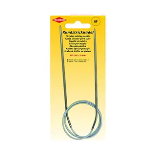 Kleiber + Co. GmbH Circular Knitting Needle, Metal, Gray, 80 Cm X 3 Mm