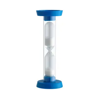 Tfa Dostmann Tfa Zandloper Timer/wekker - 3 Min - Kunststof - Blauw - 9 Cm - Spelletjes/tanden Poetsen