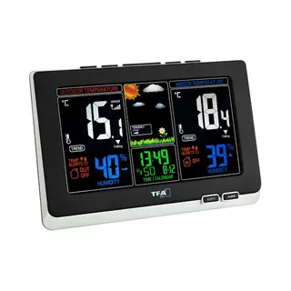Tfa-Dostmann 35.1129.01 Digitale Wetterstation Schwarz Akku