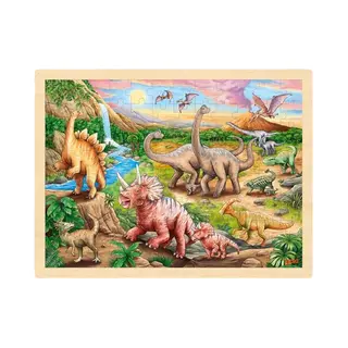 Goki 57348 puzzel Legpuzzel 96 stuk(s) Dieren