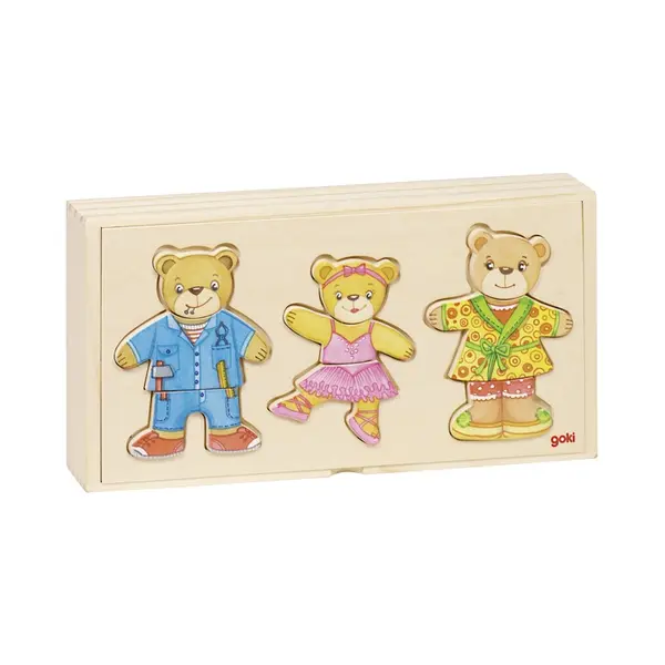 Goki 57811 puzzel Contourpuzzel 36 stuk(s) Dieren thumbnail
