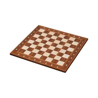 Philos Schaakbord Londen - Mahonie En Esdoorn - Veld 55 Mm - 50x50 Cm