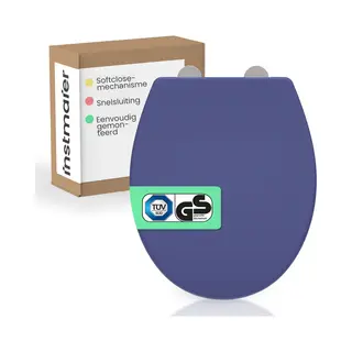 Instmaier Helma - Wc Bril - TÜV Getest - Duroplast - Ovale Vorm - Indigo