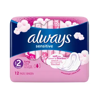 Always Sensitive Long Ultra Sanitary napkin 12 pc(s)