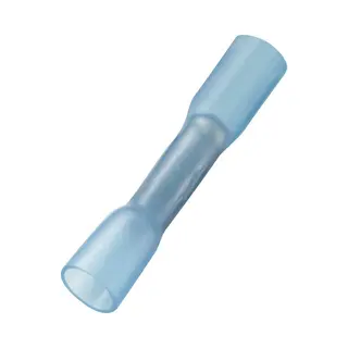 Tru Components, Kabelverbindingen, Stekker Met Krimpkous 1, 50 Mm² Volledig Geïsoleerd Blauw 739128 30 St.
