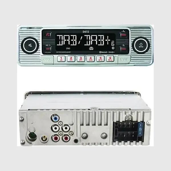 Dietz 1-Din Retro 301 Dab+/Bt MP3 Usb Rds Zwart thumbnail