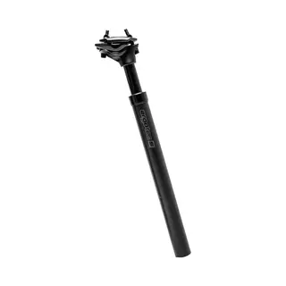Ergotec 345402 Unisex – Erwachsene Sp-10.0 Federsattelstütze, Schwarz, Einheitsgröße