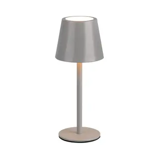 Rl Live Your Light Reality Diaz - Tafellamp - Ultiem Grijs - Incl. 1x Smd 1, 6 W - 4-stappen Touch - Traploos Instelbare Lichtkleur - Usb-aansluiting - Oplaadbaar -