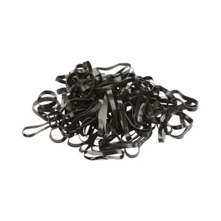 Holland Animal Care Excellent Elastiekjes – Haarstyling Voor Jouw Paard – Geschikt Voor Paarden – Silicone – 500 Stuks - Zwart