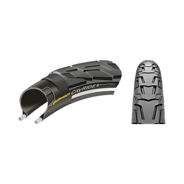 Continental Fahrrad Reifen Ride City//alle Größen, Ausführung, schwarz Reflex, Drahtreifen, Size, 42-622 (28×1, 60´´) thumbnail