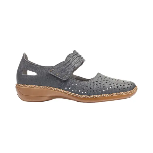Rieker, Vrouwen, Espadrilles, Soho, Blauw, (41) thumbnail