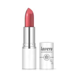 Lavera Cream Glow Lipstick -Watermelon 07 - Intensive Farbe - Glänzendes Finish - Bis Zu 6 Stunden Halt - Vegan - Naturkosmetik (1x 18 G)