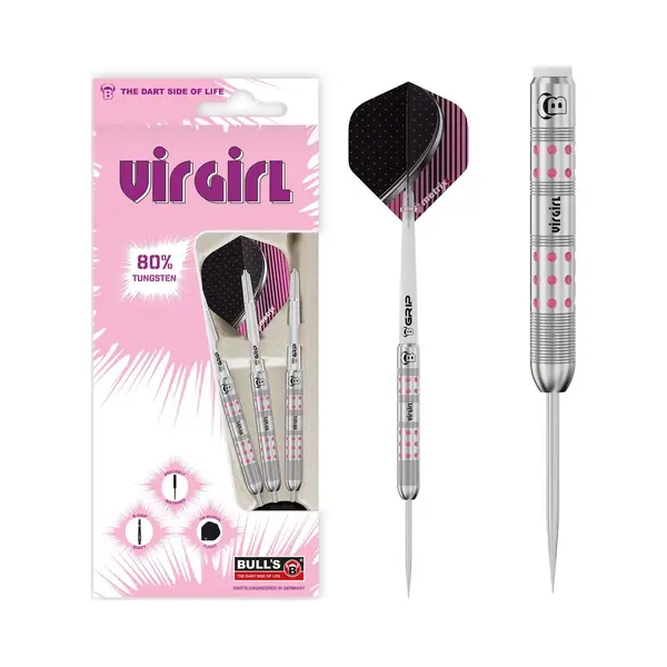 Bulls Bull'S Dartpfeil Virgirl VR1 Dartpfeile 80% Tungsten Darts-Set Anfänger, Unisex Neutral thumbnail