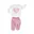 roze, wit