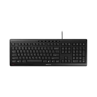 Cherry Stream Tastatur Büro Usb Qwerty Us Englisch Schwarz