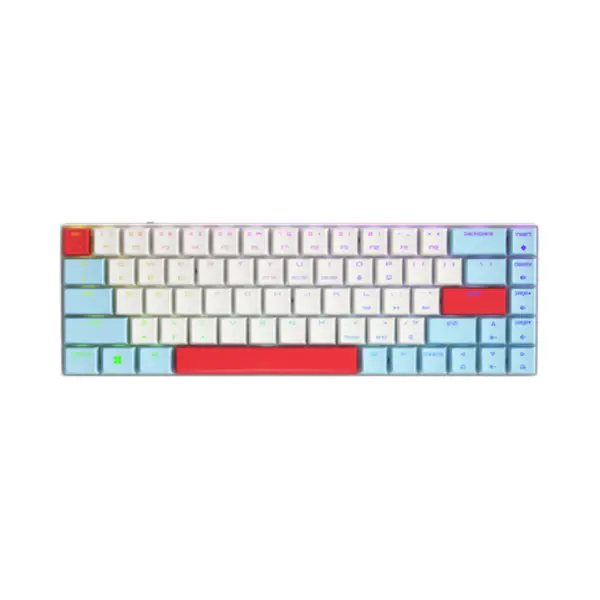Cherry Mx-Lp 2.1 Compact Wireless Tastatur Gaming Rf Wireless + Bluetooth Qwerty Us Englisch Weiß thumbnail