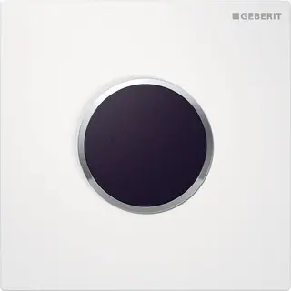 Geberit 116.025.Kj.1 Wc-Ersatzteil Betätigungsplatte Weiß, Chrom