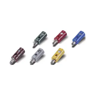 08898 Modelspoor Stekker 2.6 Mm 10 Stuk(s) Met Dwarsgat Zwart