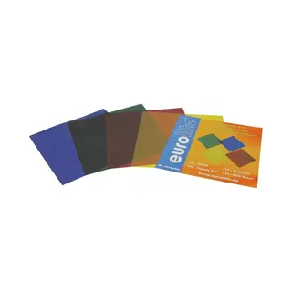 Eurolite Farbfolienset 24x24cm Par-64 Vier Farben (Farbfilter), Lichttechnik Zubehör