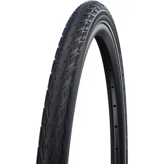 Buitenband Schwalbe Delta Cruiser Plus PunctureGuard 28 X 1.75 / 47-622mm - Zwart Met Reflectie