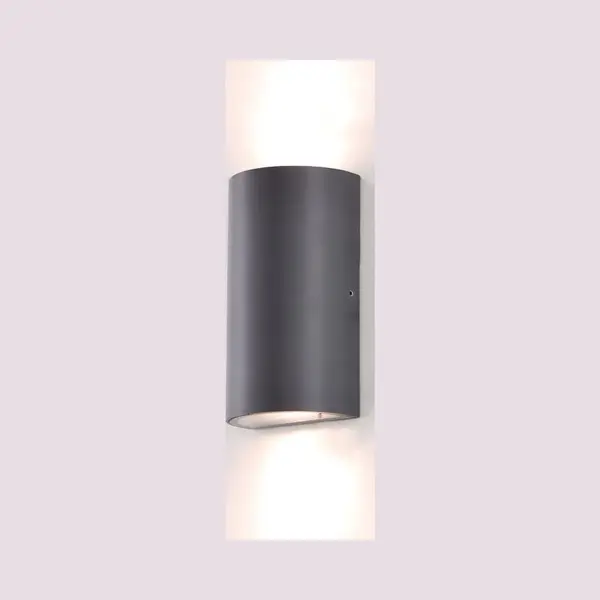 Buitenlamp Egb Up Down - Half Rond Antraciet - 2xGu10 thumbnail