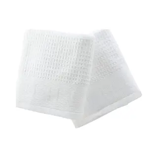 Mühle, Scheerschuim + Scheergel, Scheerhanddoek - 2 Stuks Scheerhanddoeken In Wit - 60 X 45 Cm - Wafel Piqué