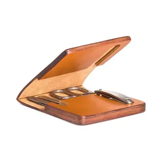 MÜHle -4-delige Manicure Set In Lederen Etui