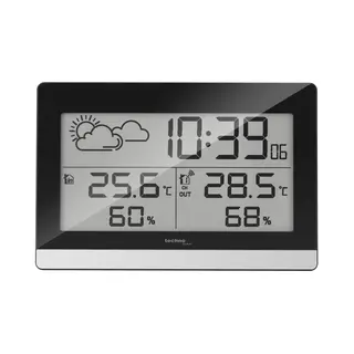Technoline Ws 9255 digitale weerstation Zwart, Zilver