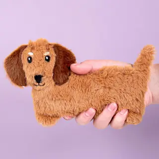 Ootb Warmte Kussen Teckel - Dachshund - Heatpack - Pittenzak - 22 X 15 Cm - Magnetron - Microwave