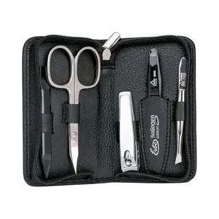 Erbe Solingen Manicureset 5-delig - Zwart Leer