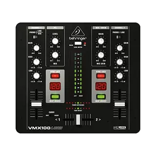 Behringer VMX100USB audio mixer 2 channels Black
