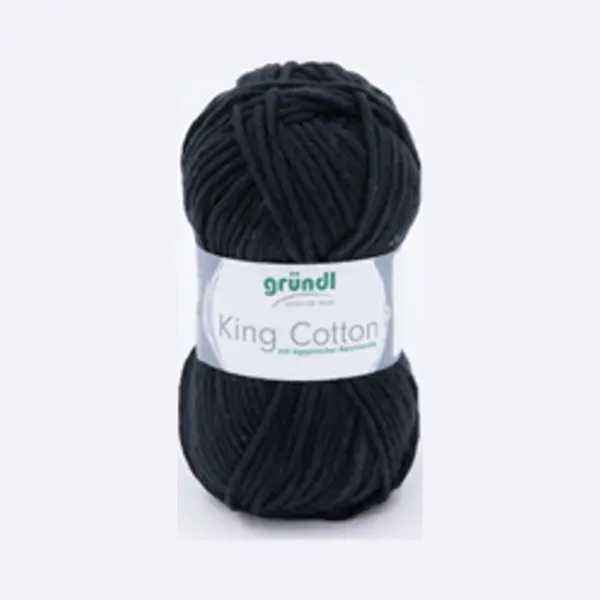 Gründl Wolle 3360-18 King Cotton 10x50 Gram Antraciet thumbnail