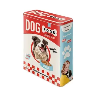 Nostalgic Art Vorratsdose Dog Food Storage box Rectangular Metal Multicolour