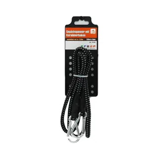 Bagagespin - 1x Stuks - Snelbinders - 150 Cm Met Karabijnhaken - Spanelastieken Met Haken