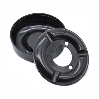 Asbak - Zwart - Melamine - D11, 5 X H5 Cm - Terras Asbak