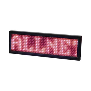Led-naamplaatje Allnet 167016 Rood N/A