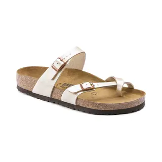 Birkenstock Womens Mayari Regular Fit Graceful Pearl White 71661 - Size Uk 8
