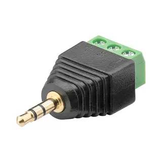 Goobay 76745 Kabeladapter 3.5 mm 3-pin Schwarz