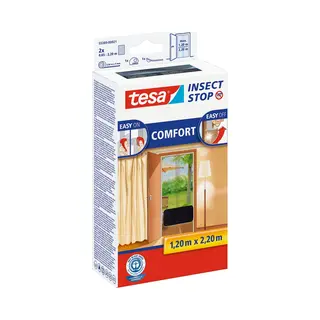 Tesa Insect Stop Comfort klamboe Deur Zilver