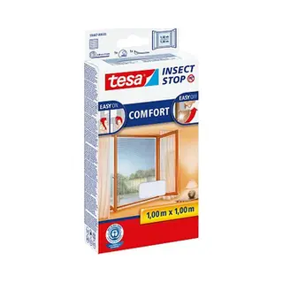 Tesa 55667-20 Moskitonetz Fenster Weiß